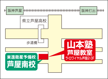 山本塾 芦屋教室 マップ